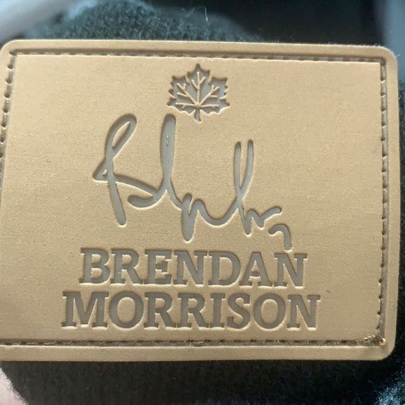 VANCOUVER Canucks Brendan Morrison scarf  black gray - Picture 6 of 6